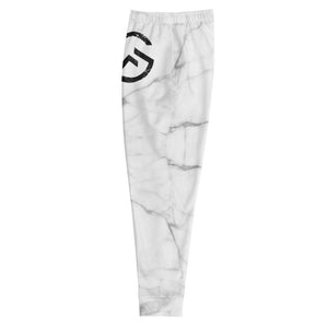 With Love - White Marble - Men's Joggers