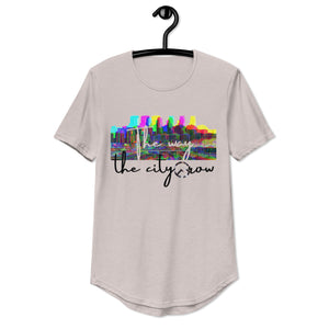 Love of the city - Men's Curved Hem T-Shirt