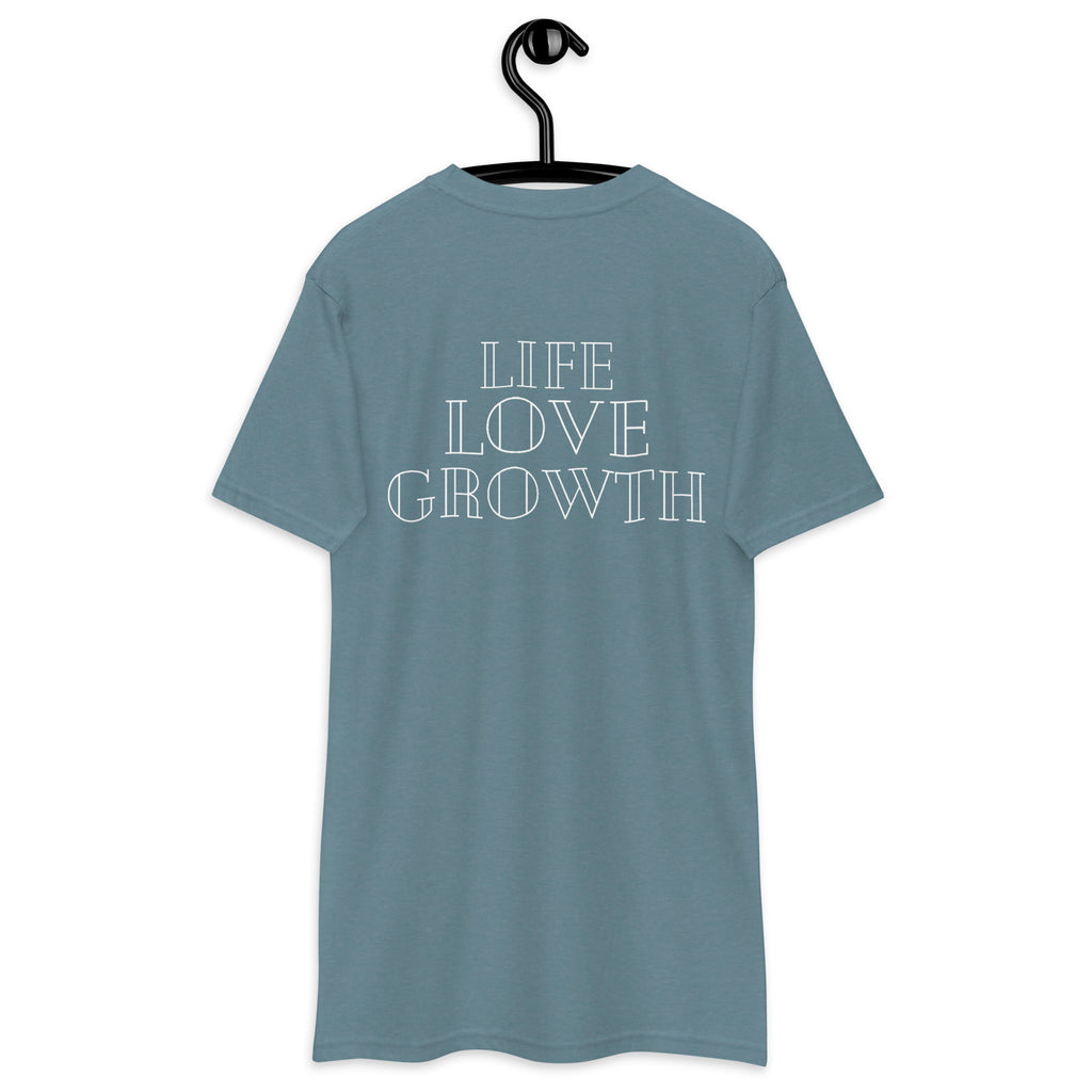 Life, Love, Growth - Men’s premium heavyweight tee