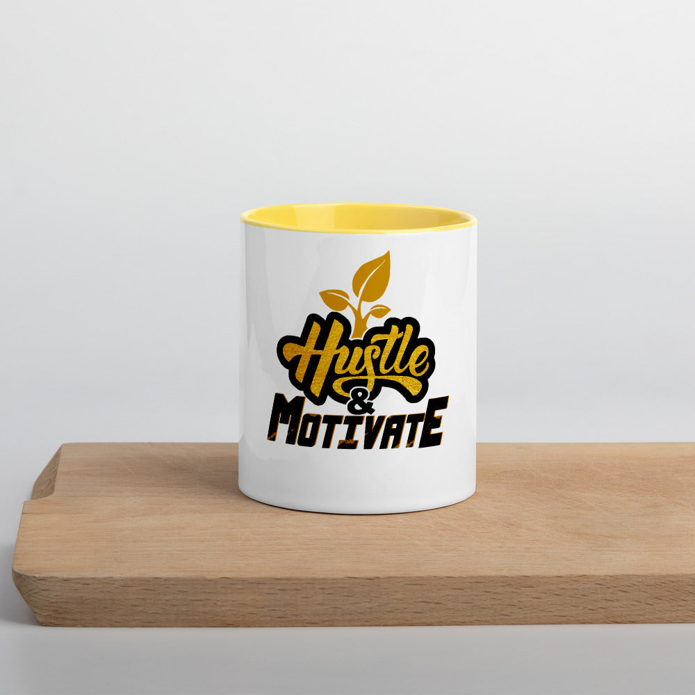 Hustle & Motivate - Mug with Color Inside