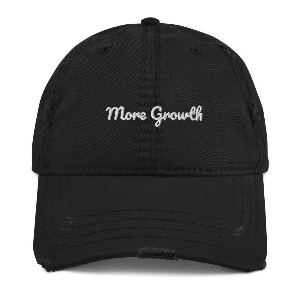 More Growth - Distressed Dad Hat